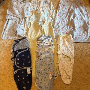 Halo Blue and Yellow Sleep Sacks Pajamas
